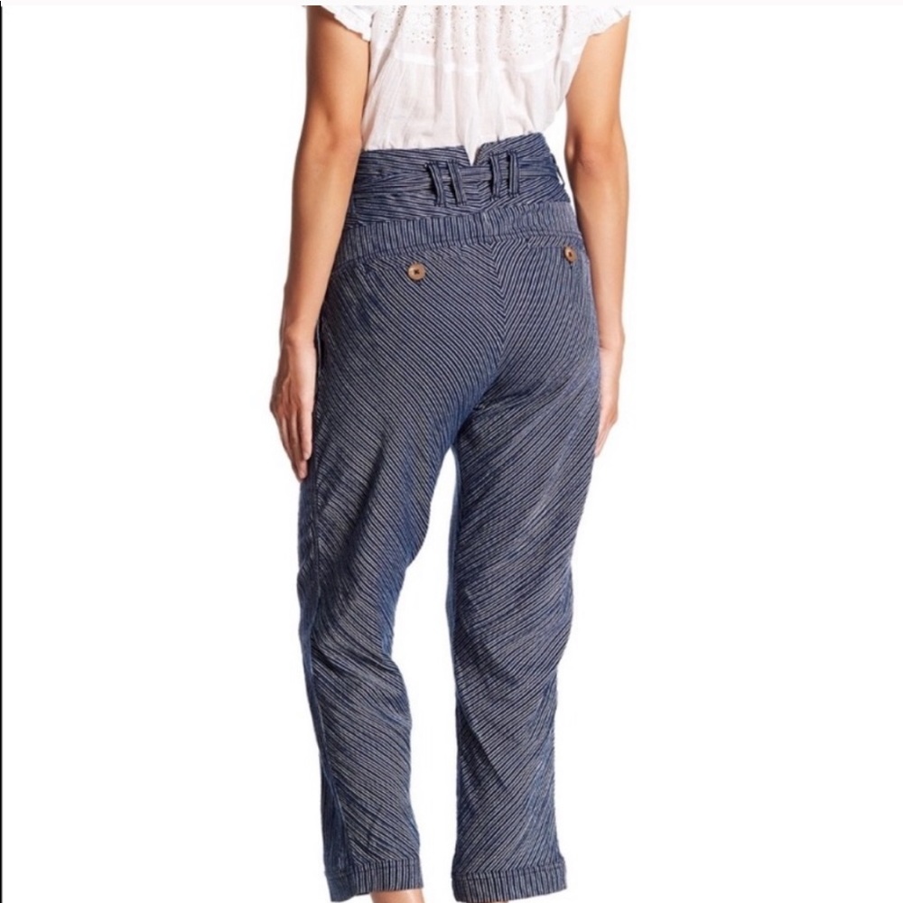 🤍{Free People} Cotton Tie Waist Pants🖌 - Picture 2 of 10